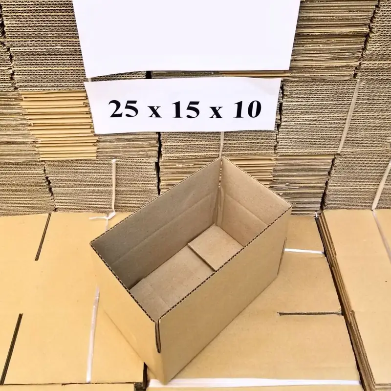 Hộp 25×15×10 cm (2 mặt nâu), ảnh góc