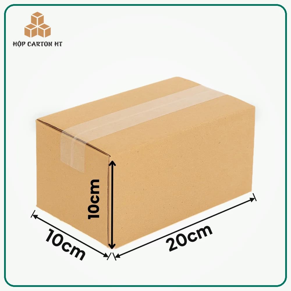 Hộp 20×10×10 cm (nâu mộc)
