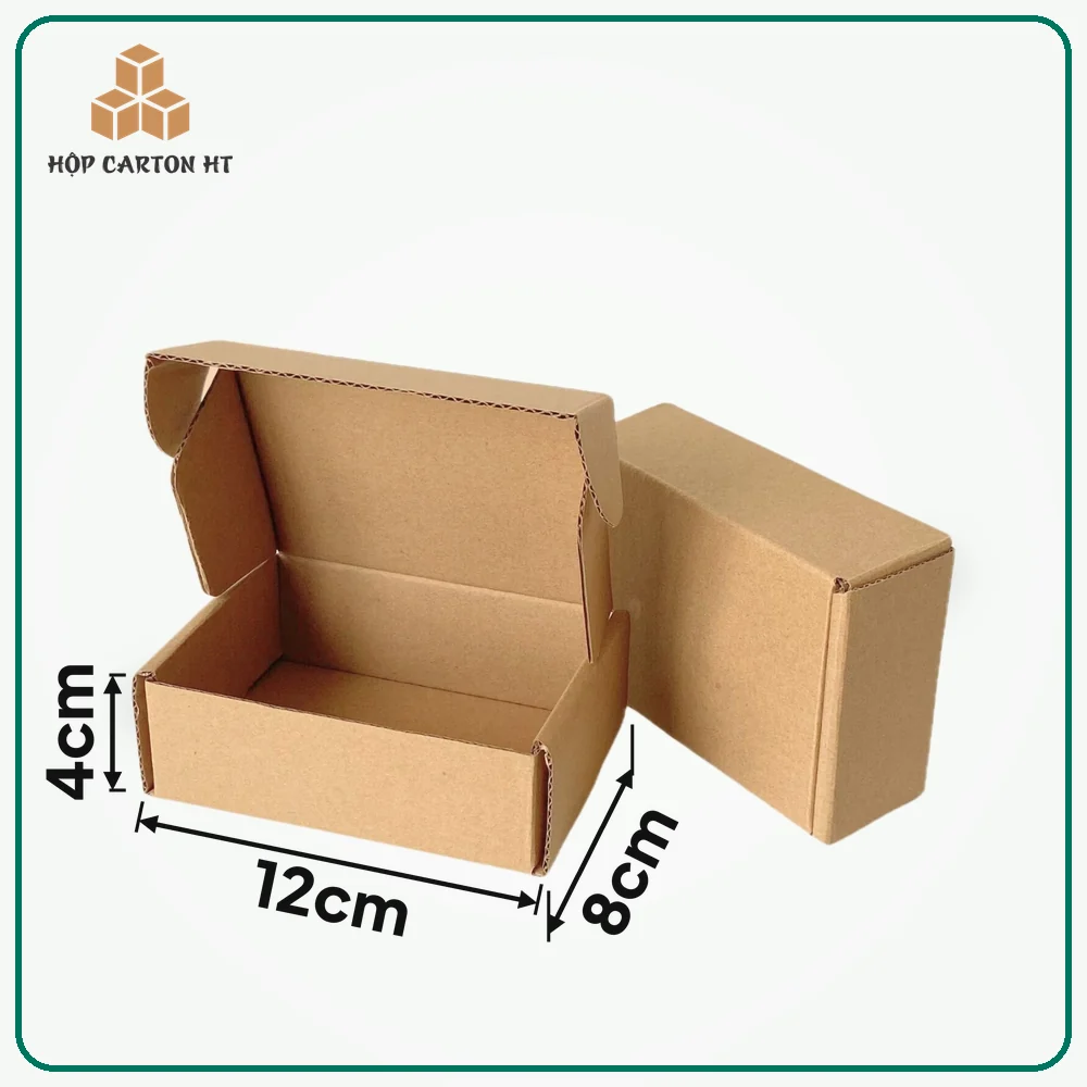 Hộp nắp gài 12×8×4 cm