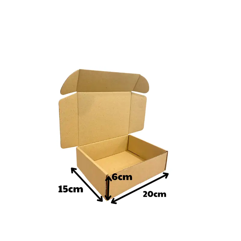 Hộp nắp gài 20×15×6 cm, ảnh góc
