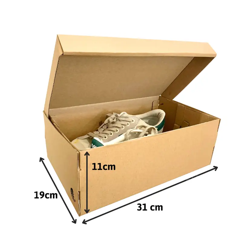 Hộp giày 31×19×11 cm, ảnh góc