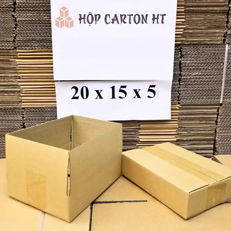 Hộp 20×15×5 cm (nâu mộc), ảnh góc