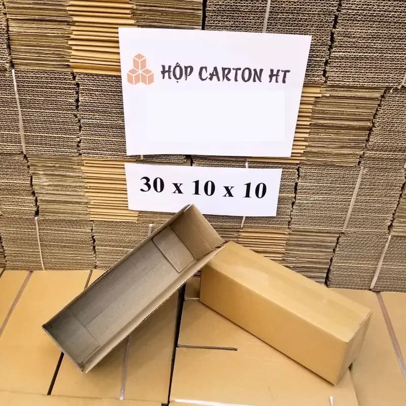 Hộp 30×10×10 cm (nâu mộc), ảnh góc