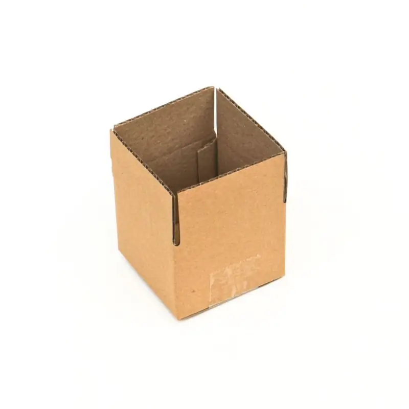 Hộp 10×10×8 cm (2 mặt nâu), ảnh góc
